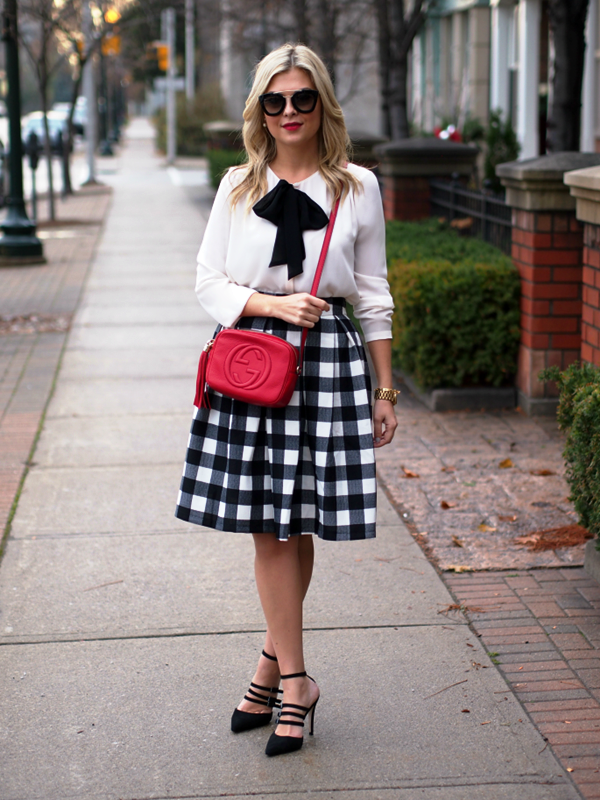 14-Skirt Outfit for office women