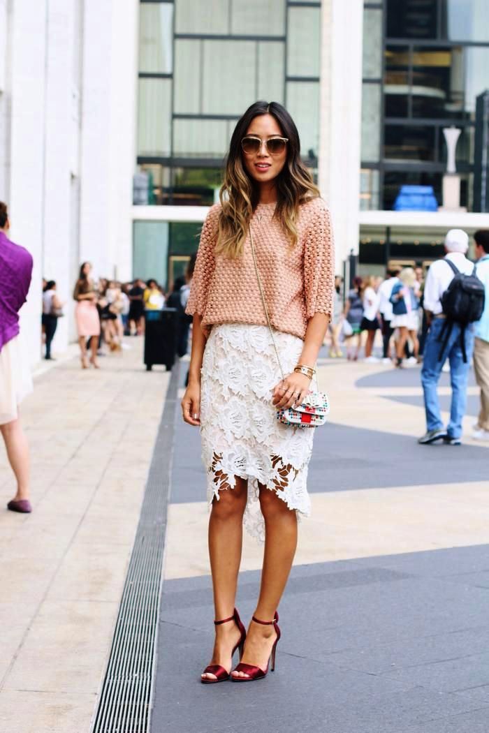 10-Women Lace Skirt Ideas