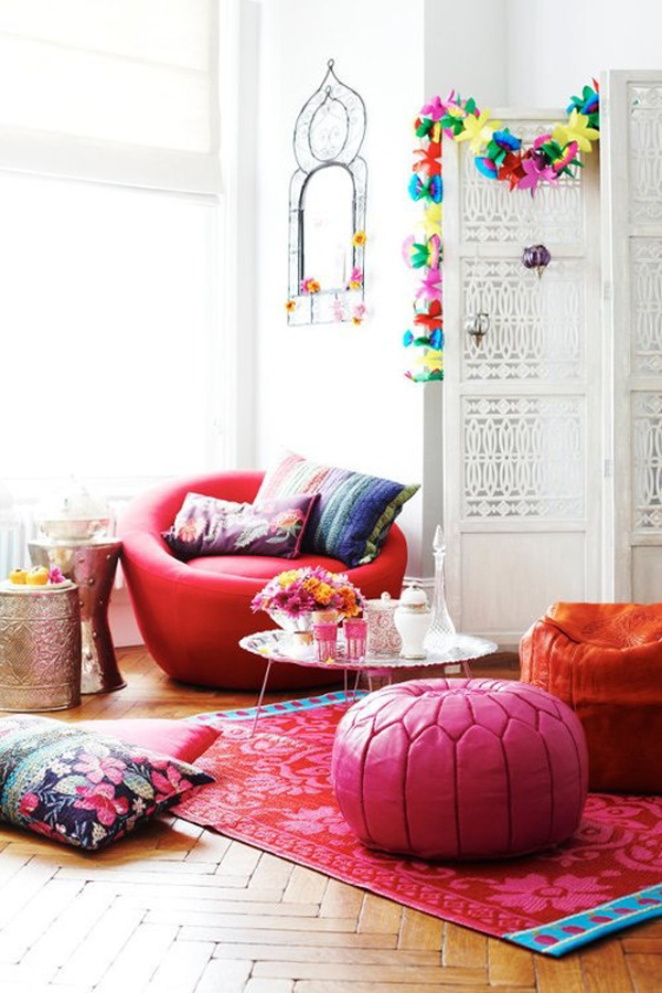 19-bohemian living room ideas