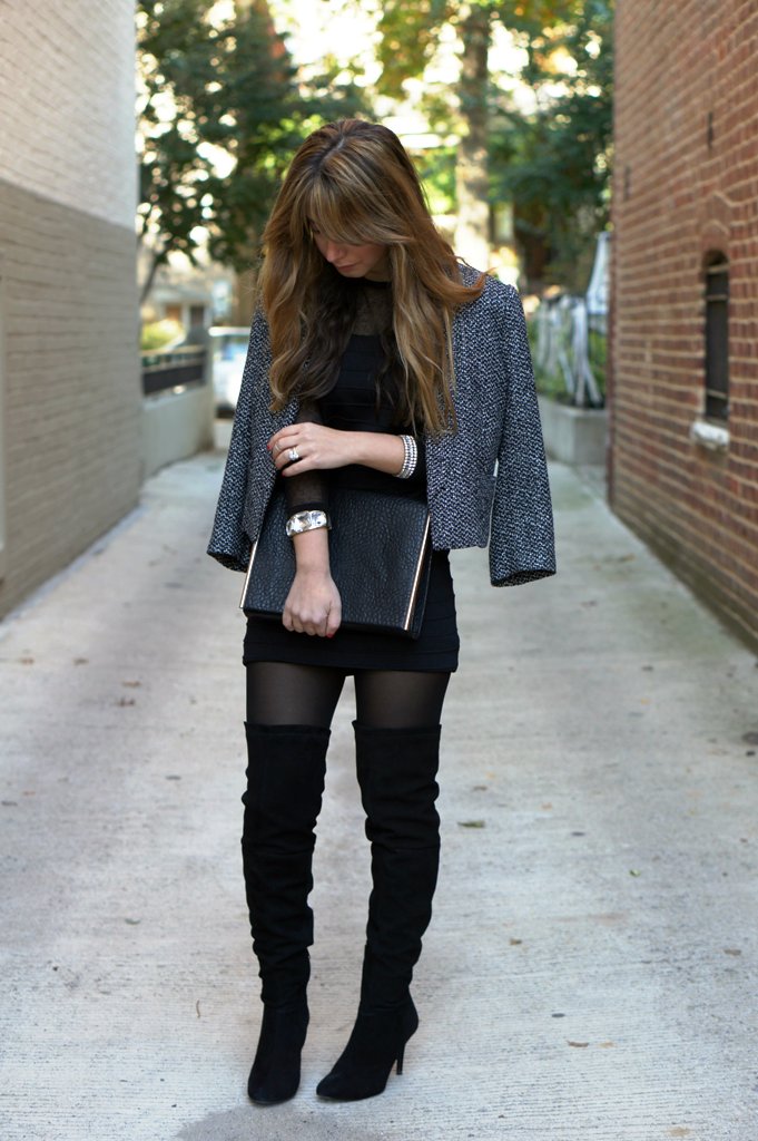 65. Outfit To Wear With Knee High Boots