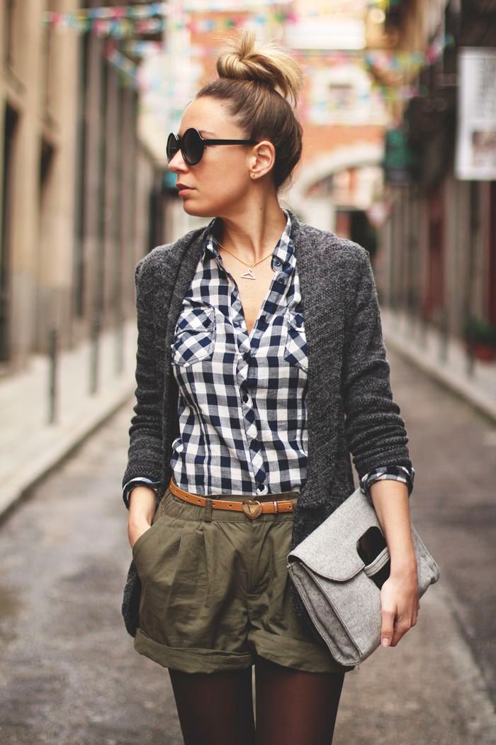 11-Awesome check outfits for Office wear
