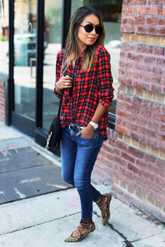 13-Awesome check outfits for Office wear