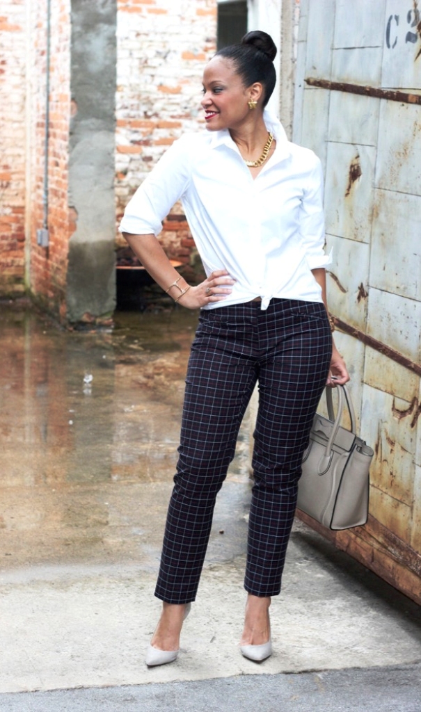 5-Awesome check outfits for Office wear