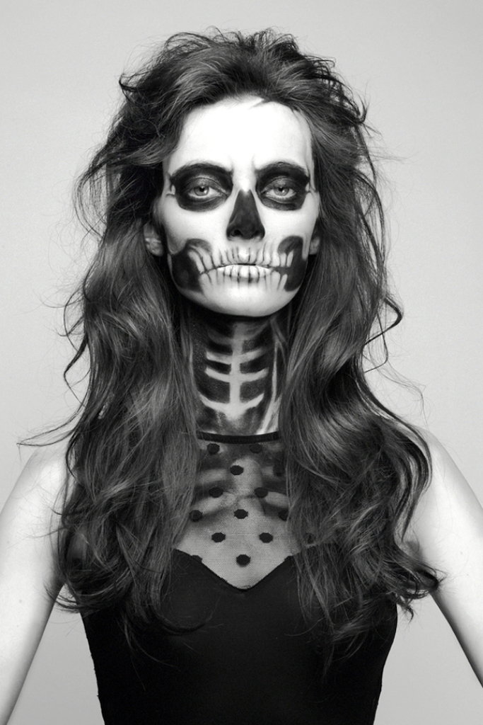 10. Skeleton Makeup
