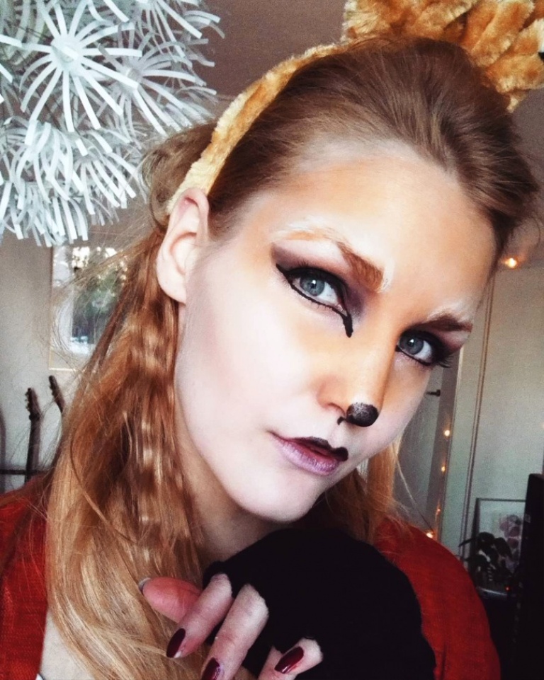 11. Fox Halloween Makeup Ideas
