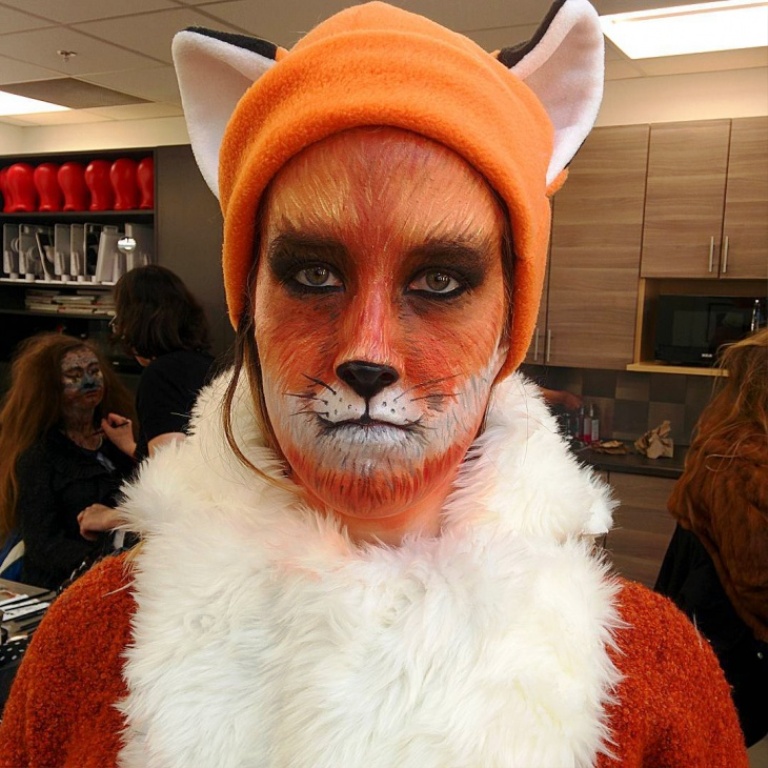 15. Fox Halloween Makeup Ideas