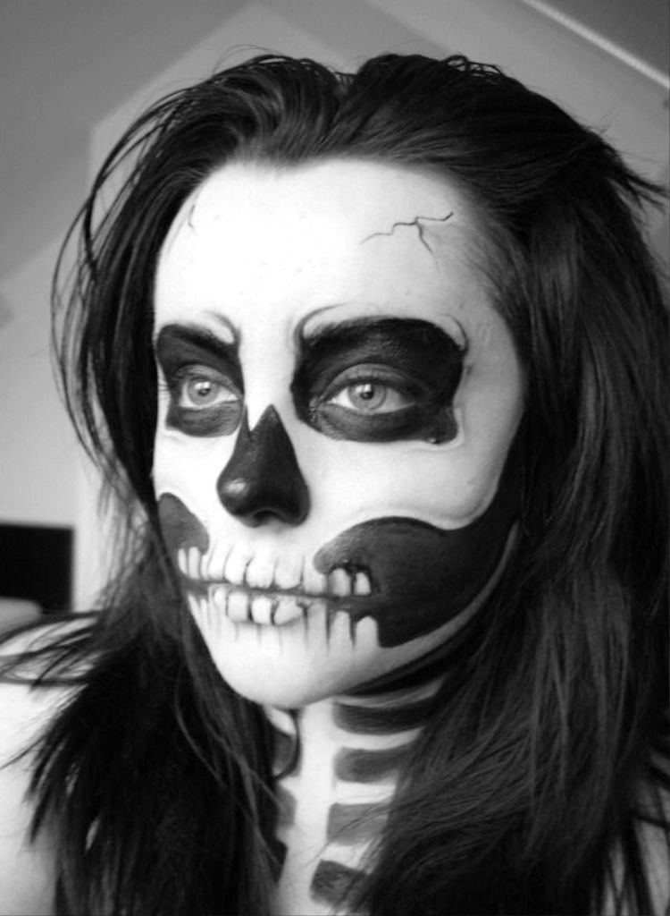 16. Skeleton Makeup Ideas