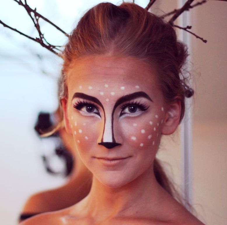 20. Deer Halloween Makeup Ideas
