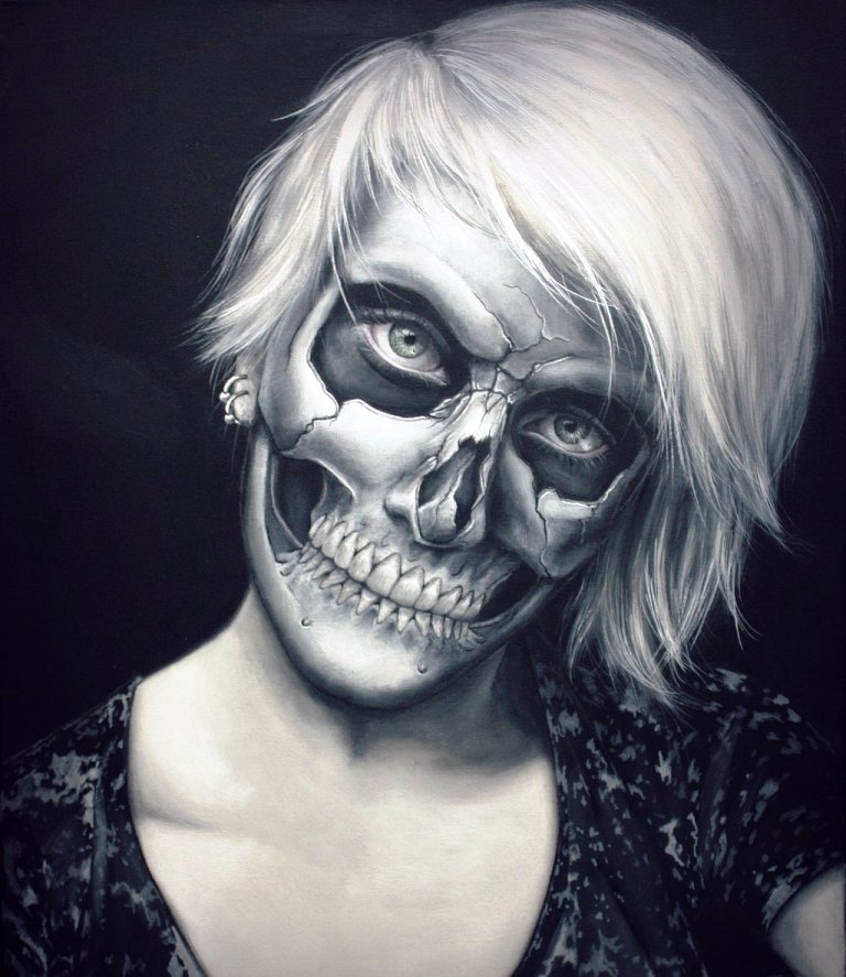 22. Halloween Skull Makeup Ideas