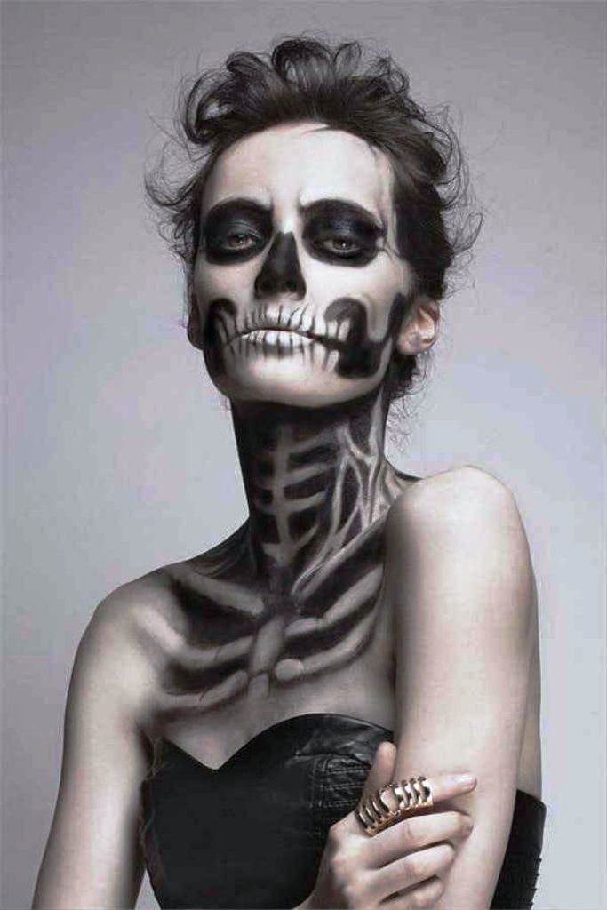 24. Halloween Skull Makeup Ideas
