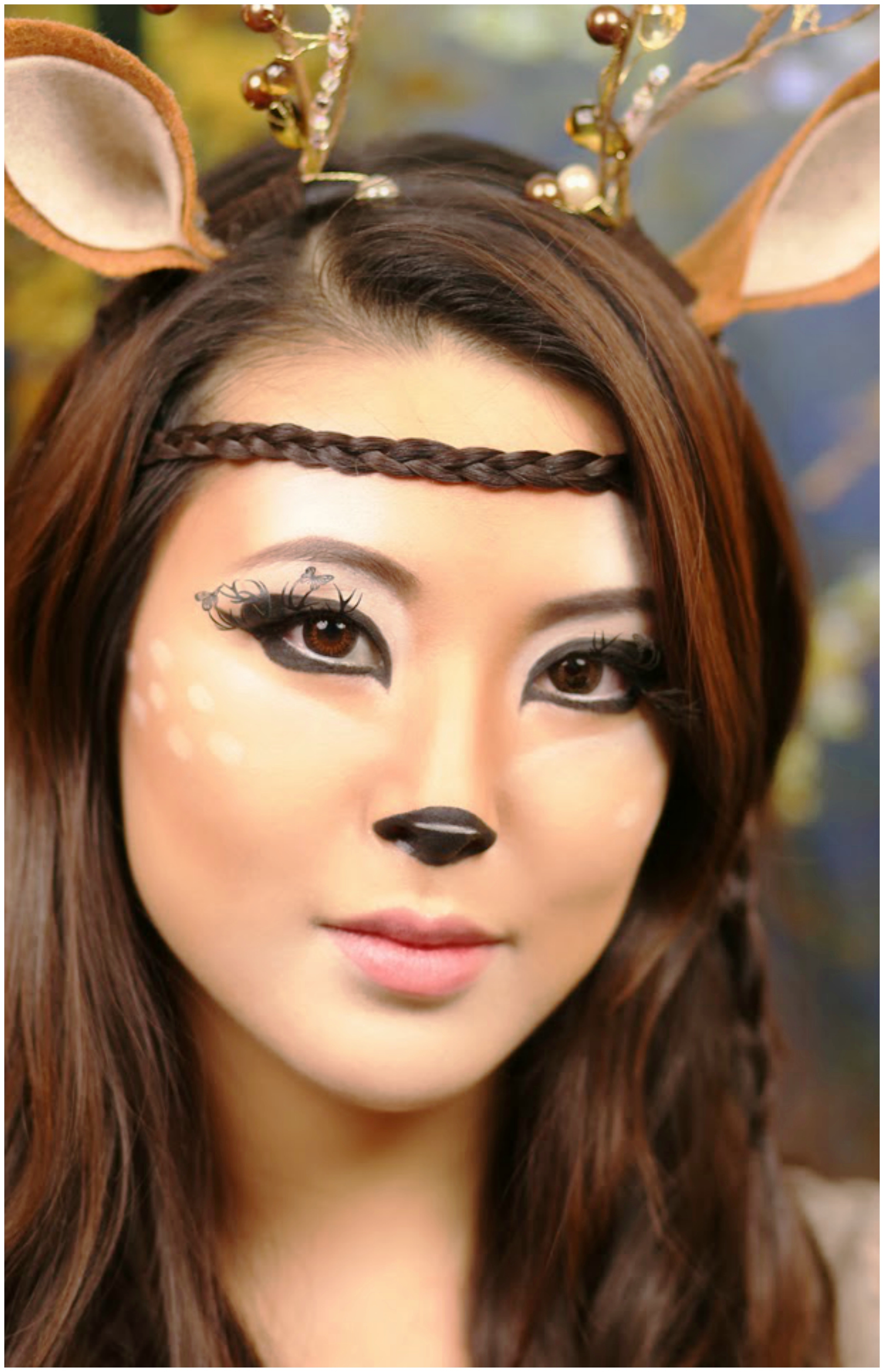 26. Halloween Deer Makeup Ideas