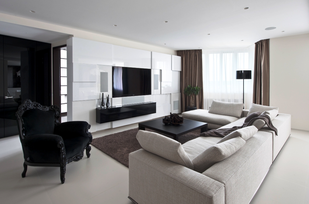 4. Modern Apartment Living Room Decorating Ideas