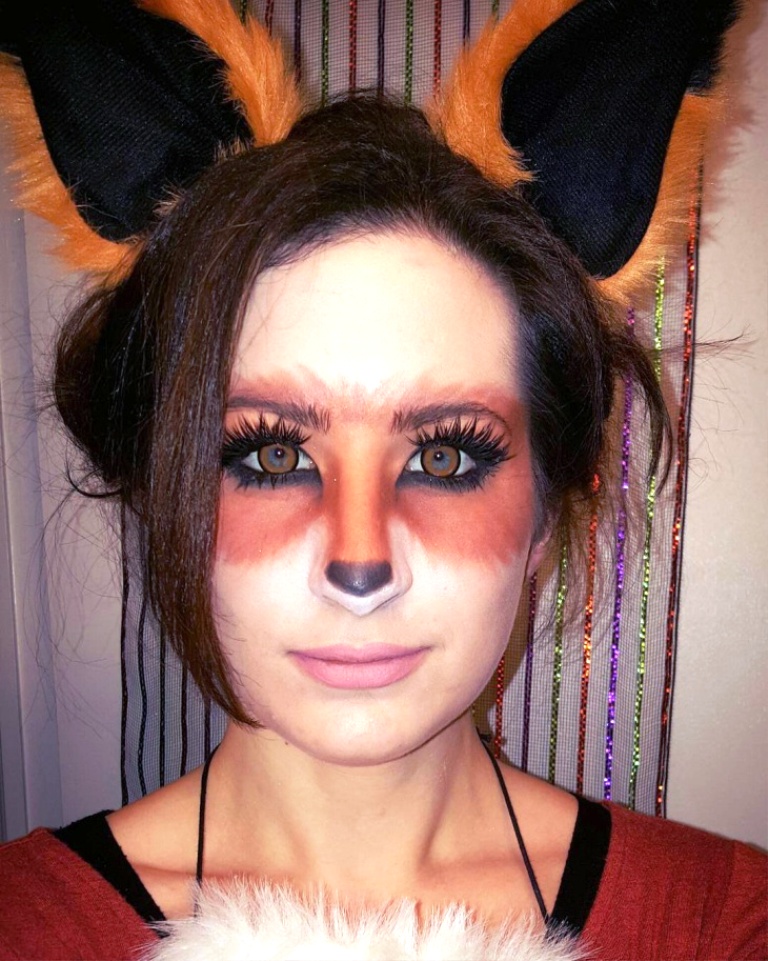 5. Halloween Fox Makeup Ideas