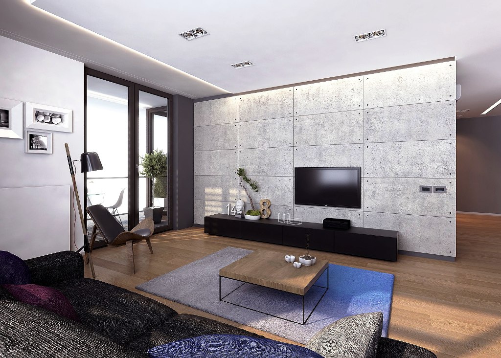 6. Modern Apartment Living Room Designs