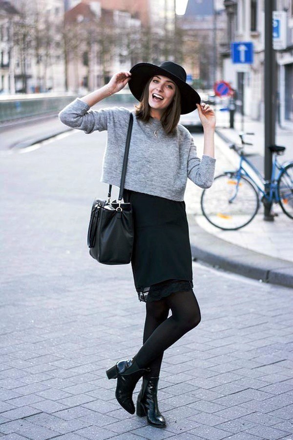 5-Cropped Sweater Outfits