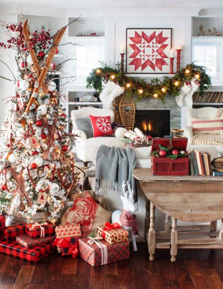 Cozy Christmas Living room