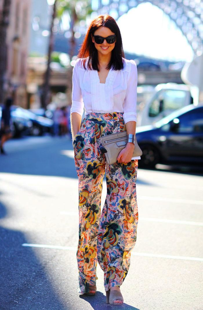 2-Printed Pant Outfit