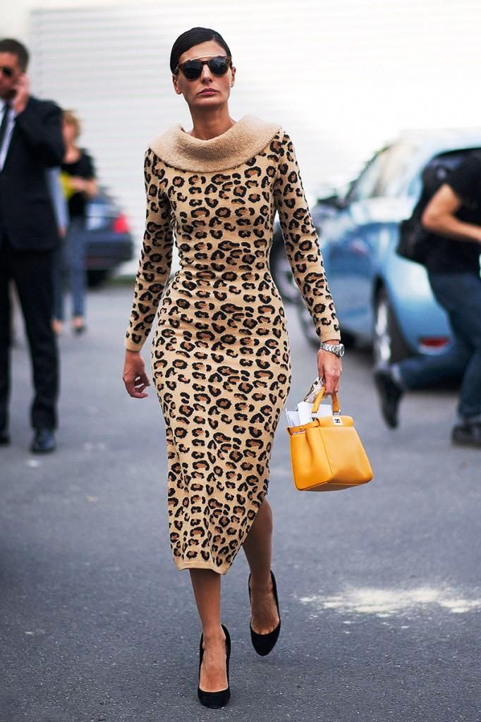 Long Leopard dress