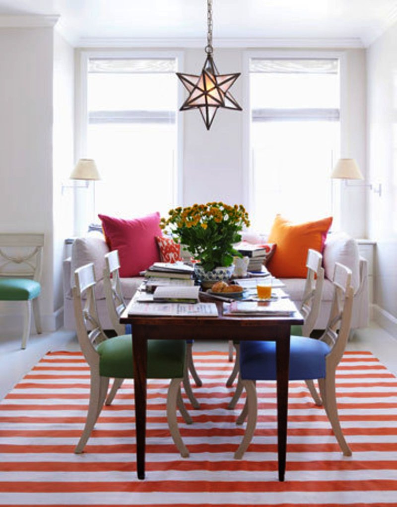 10-Colorful Dining Room