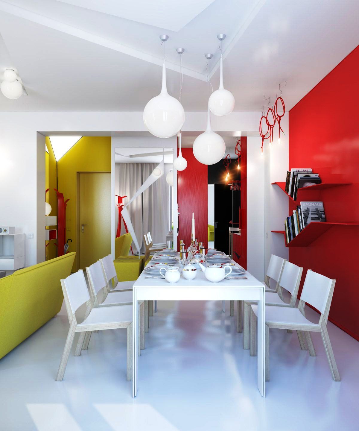5-Colorful Dining Room