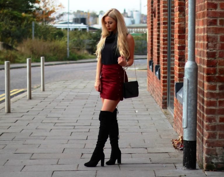 55 Ideas Of Outfit To Wear With Knee High Boots