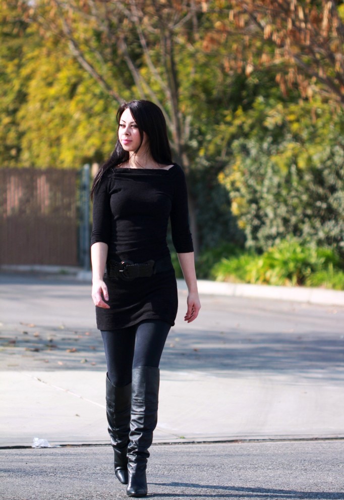 61. Outfit To Wear With Knee High Boots
