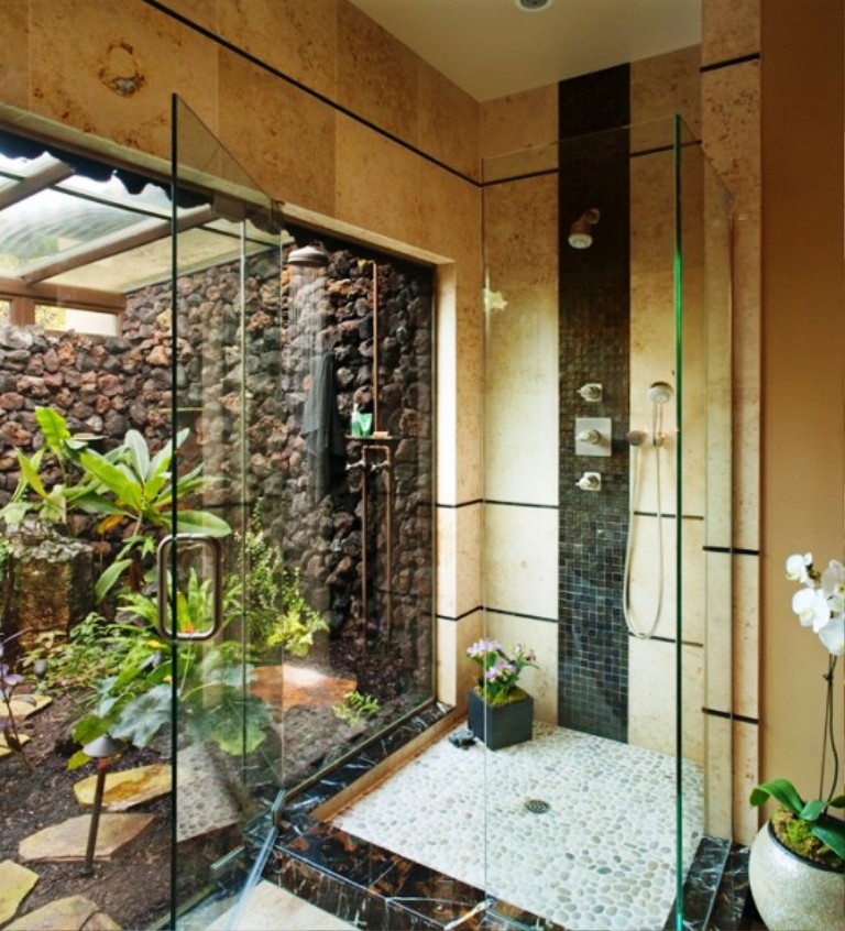 7. Amazing Tropical Bathroom Ideas