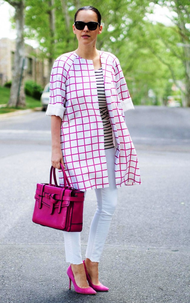 18-Awesome check outfits for Office wear