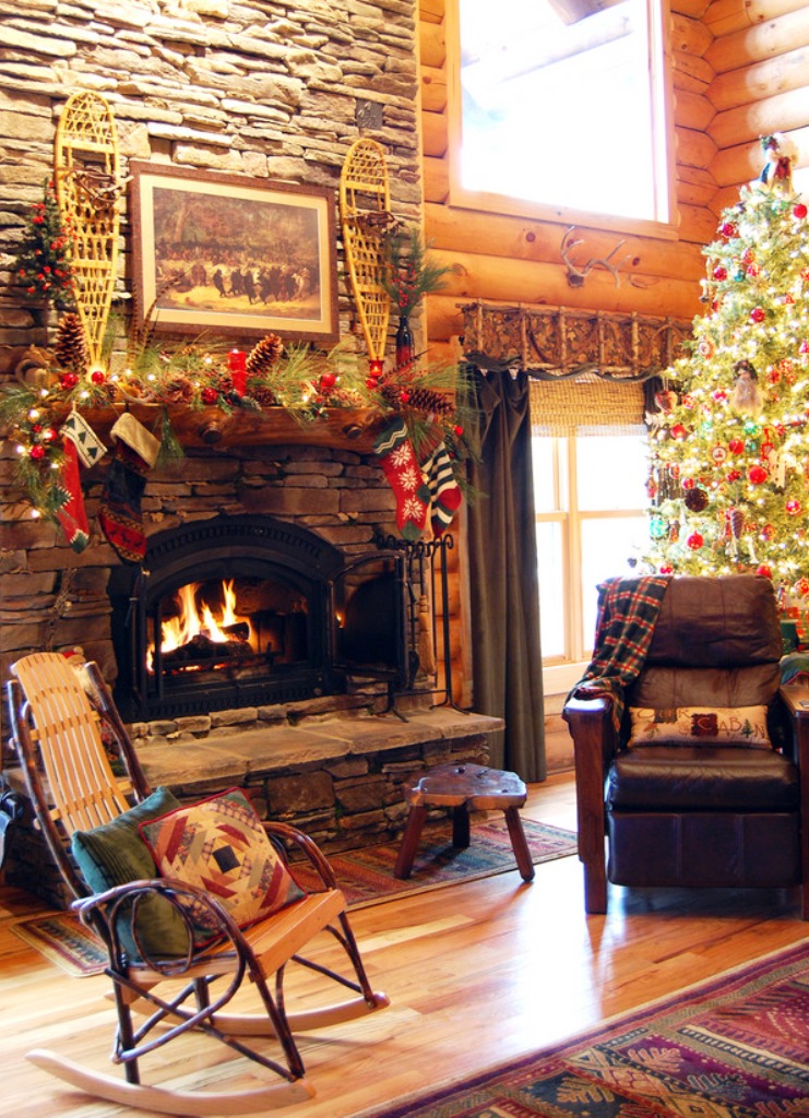 20 Awesome Christmas Fireplace Mantel Decoration Ideas - Instaloverz