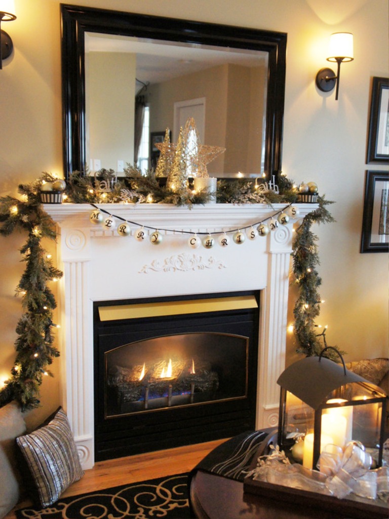 20 Awesome Christmas Fireplace Mantel Decoration Ideas Instaloverz