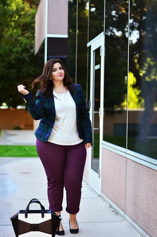 12-Plus Size Office Outfit Ideas
