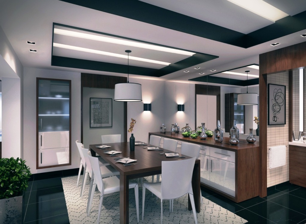 Apartment Contemporary Dining Room