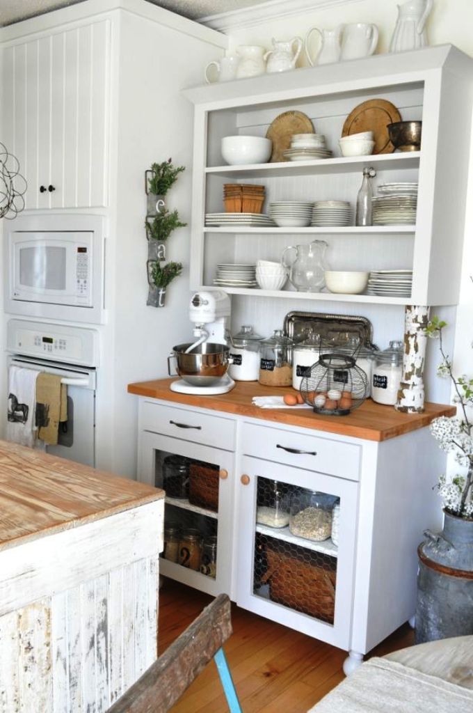 White Rustic Kitchen
