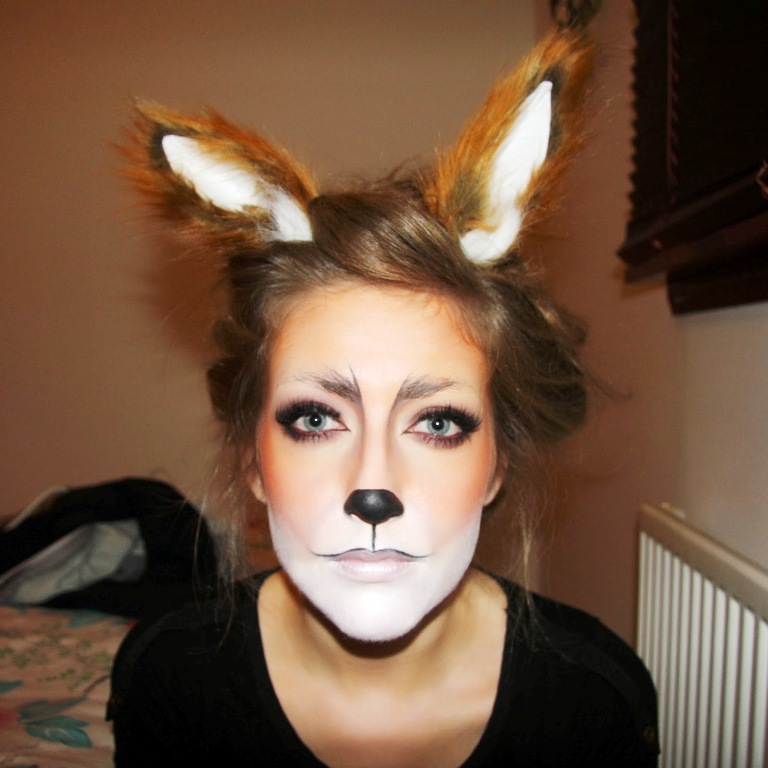 17. Fox Halloween Makeup Ideas