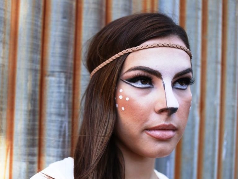 25 Lovely Deer Halloween Makeup Ideas For You