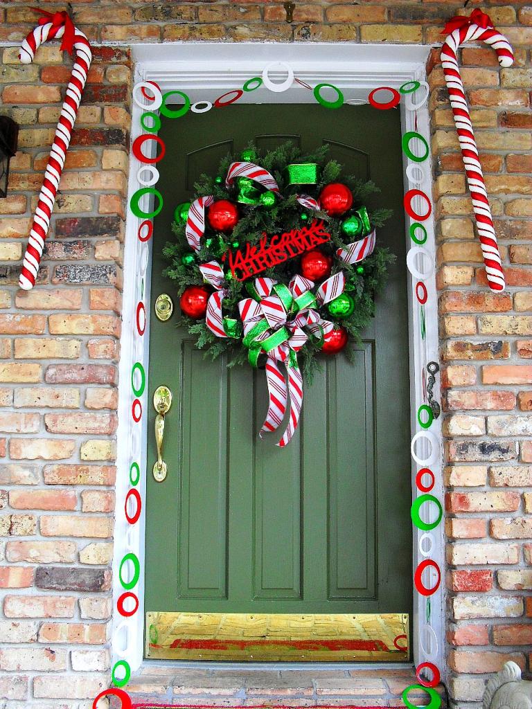 1-Christmas Door Decoration