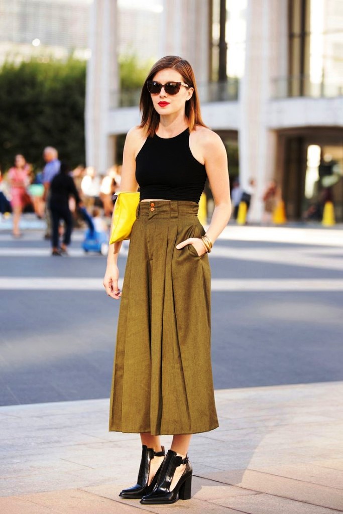 10-Culottes Outfit Ideas