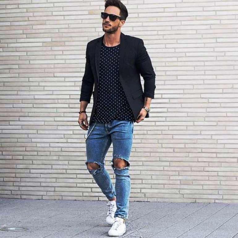15-Ripped Jeans Outfit Ideas For Men