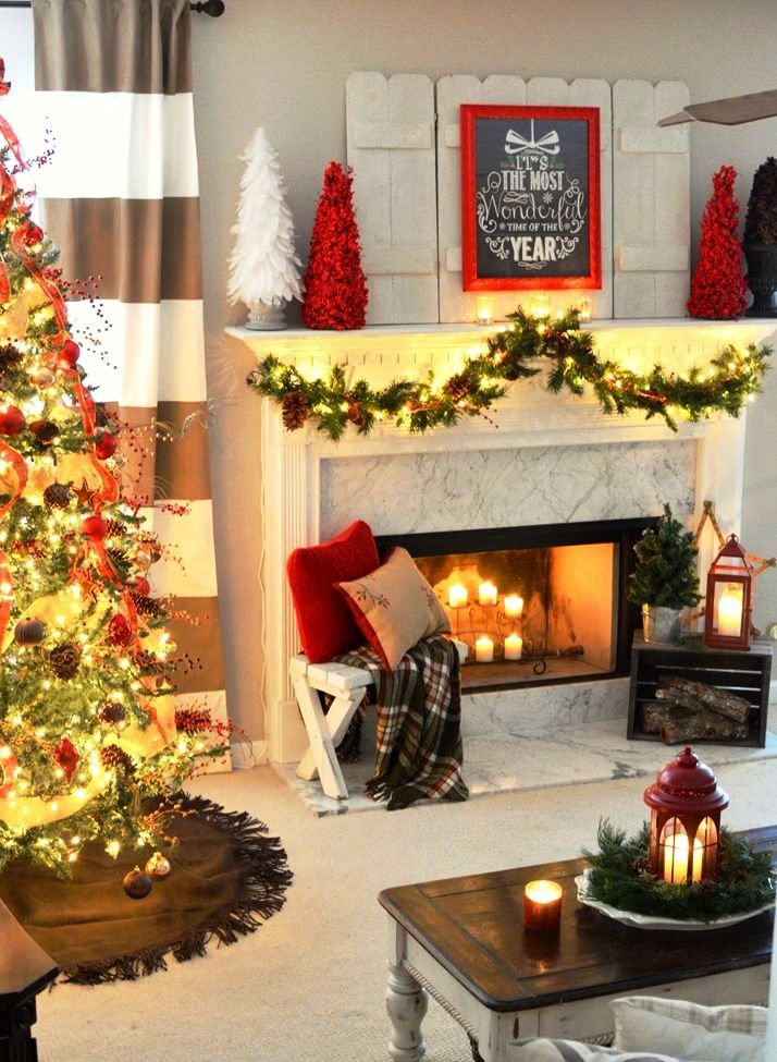 16-Christmas Decoration Living Room