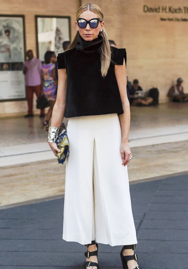 18-Culottes Outfit Street Style
