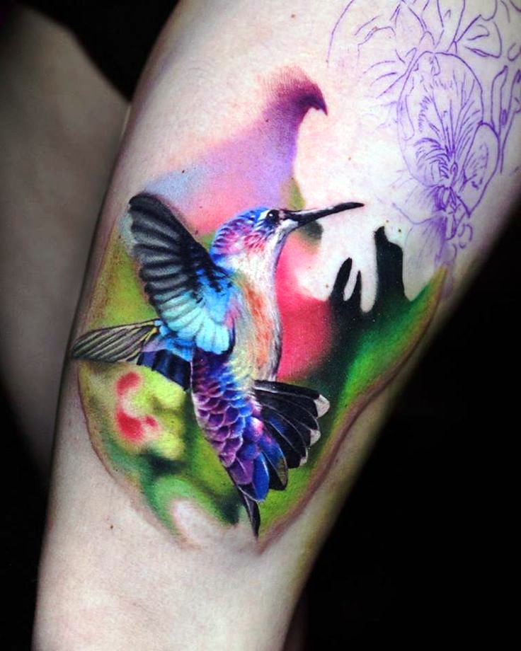 3-Hummingbirds tattoos