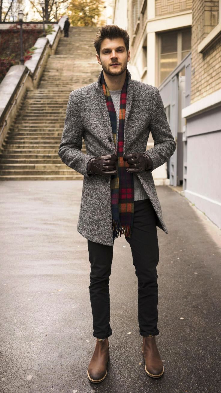 27-Overcoat Outfit Ideas For Man