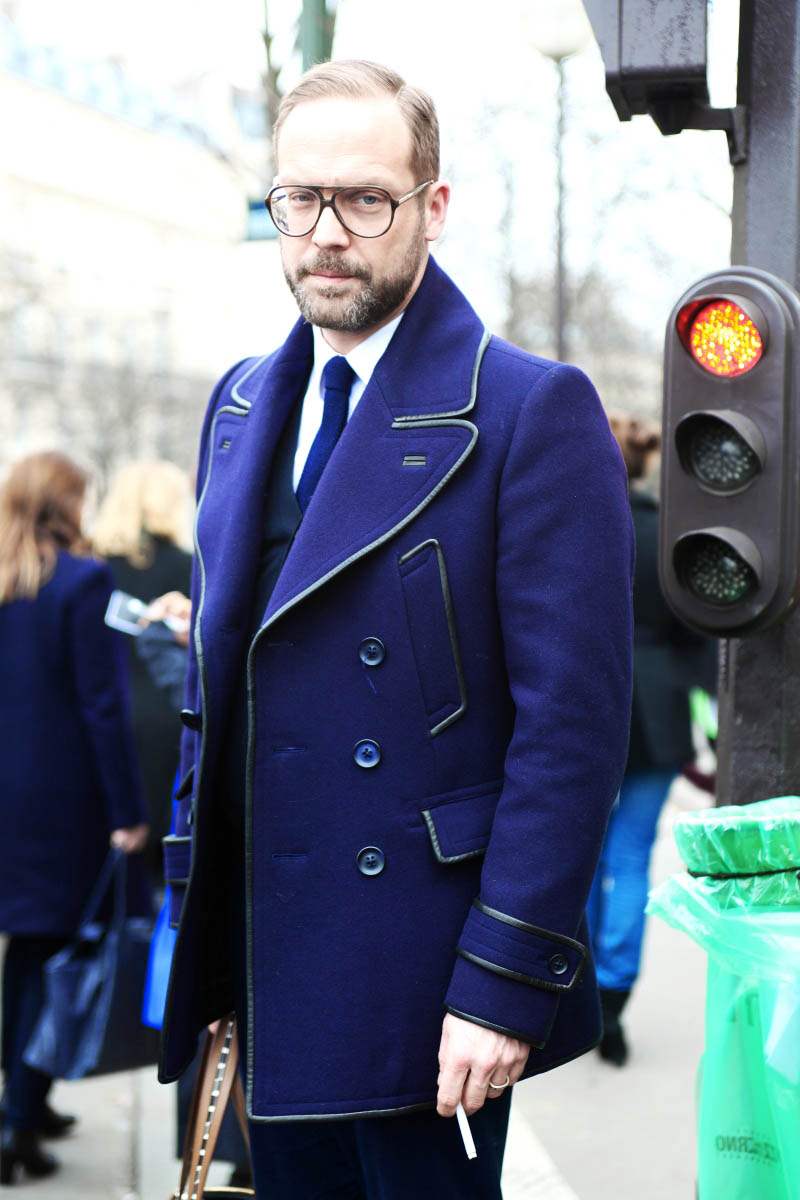 Blue Pea Coat Style