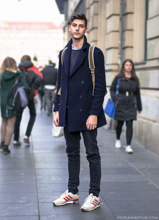 Casual look With Pea Coat