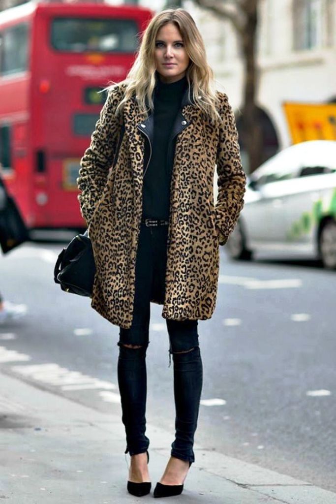 Coat Leopard dress