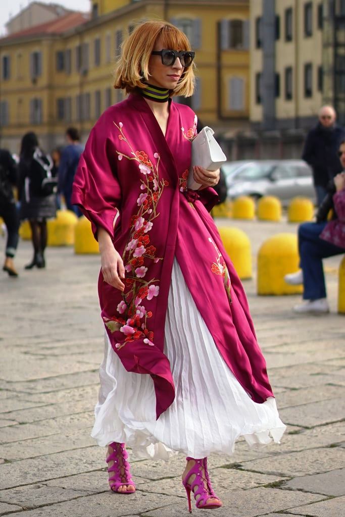 Kimono Silk Outfit Ideas