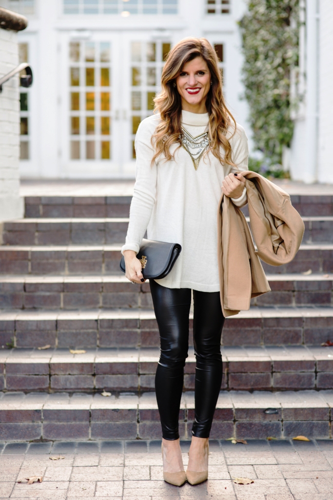 Leather Legging Outfits For Traveling