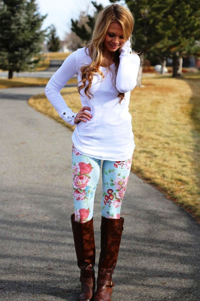 Fall outfit with Leggings Ideas