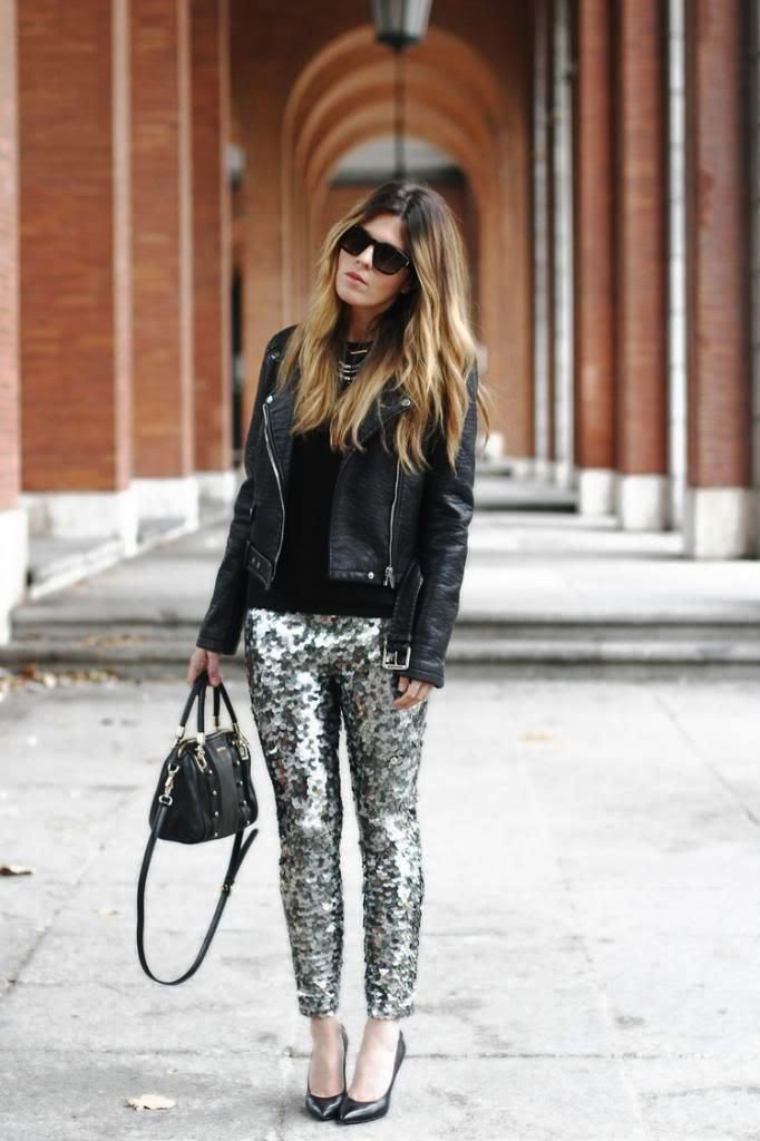 Sequins with Leggings Ideas